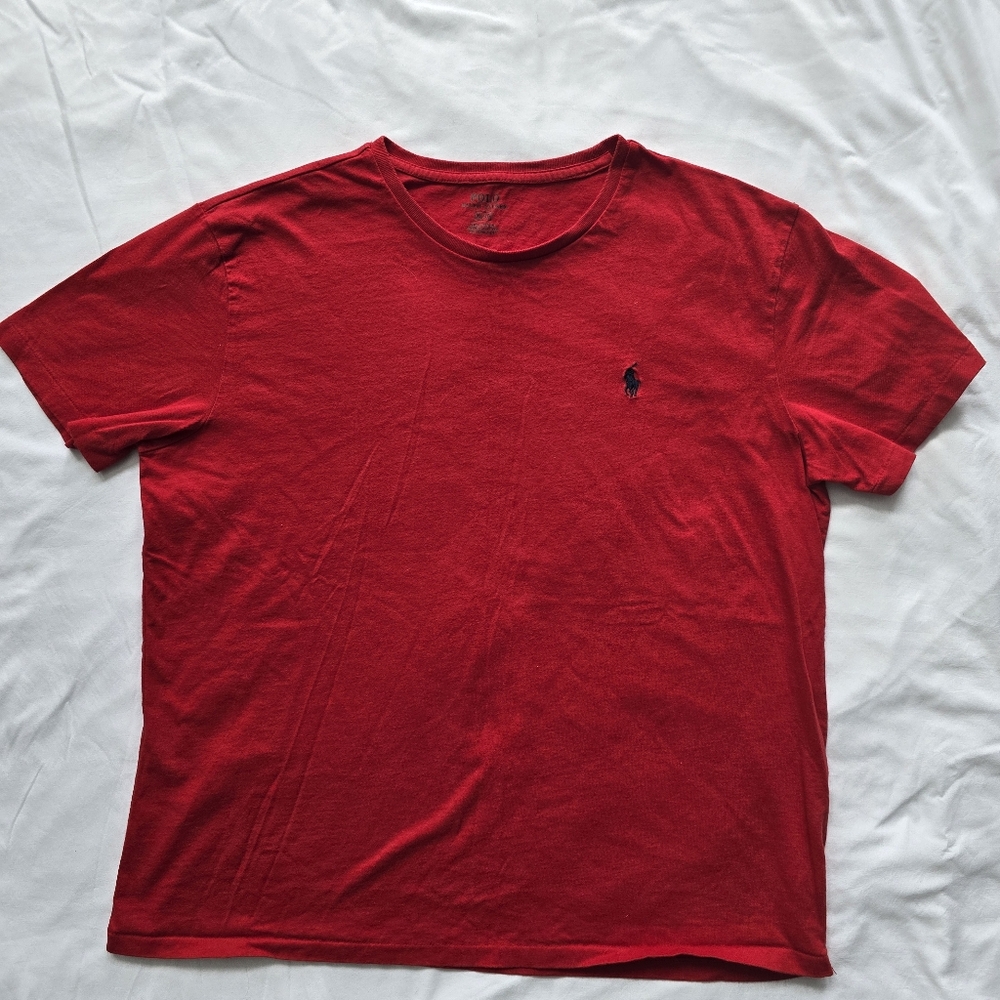 Polo by Ralph Lauren Men's Vibrant Red Tee